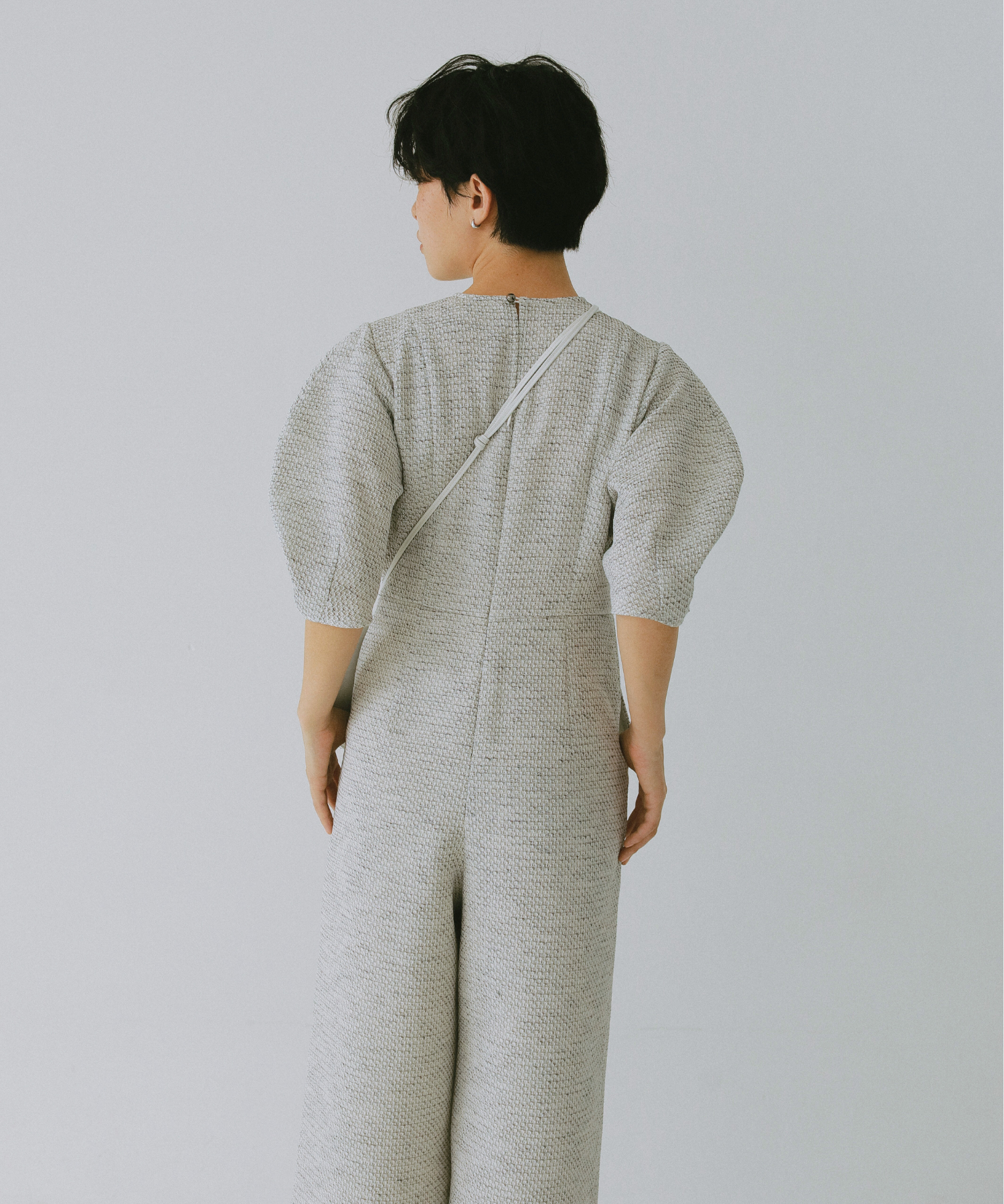 ツイードオールインワン Tweed All-in-one / mixWHT – LASHIKU