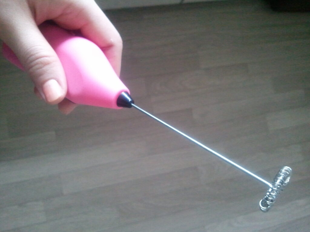 電動泡立て器使用例
