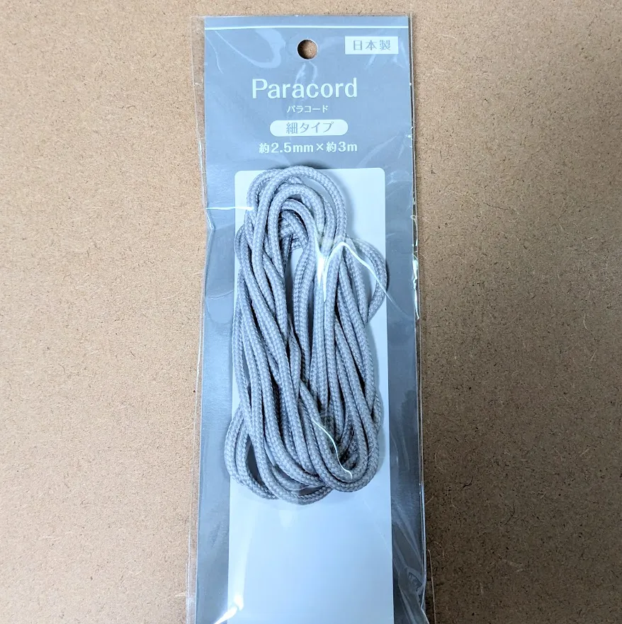 ダイソーで買えるパラコードの種類と特徴