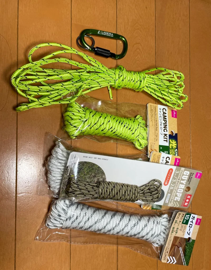 ダイソーのパラコードの売り場ガイド:店内での探し方