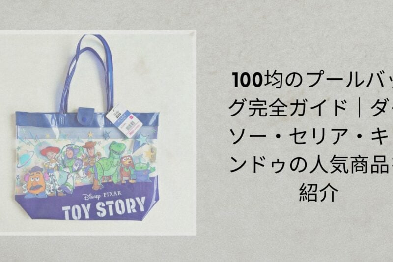 100均のプールバッグ完全ガイド｜ダイソー・セリア・キャンドゥの人気商品を紹介