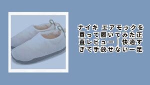 ナイキ エアモックを買って履いてみた正直レビュー｜快適すぎて手放せない一足