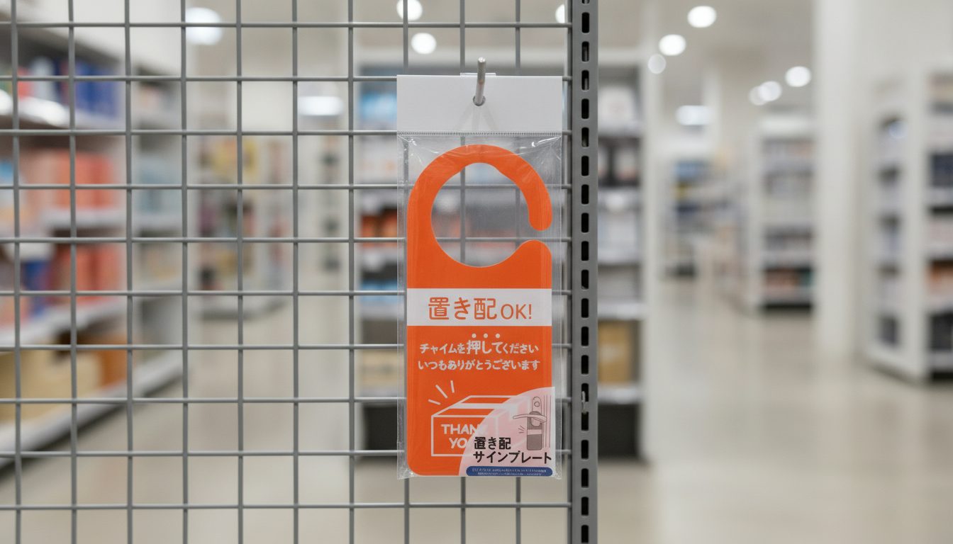 100均 サインプレート サイズ感が分かる使用例