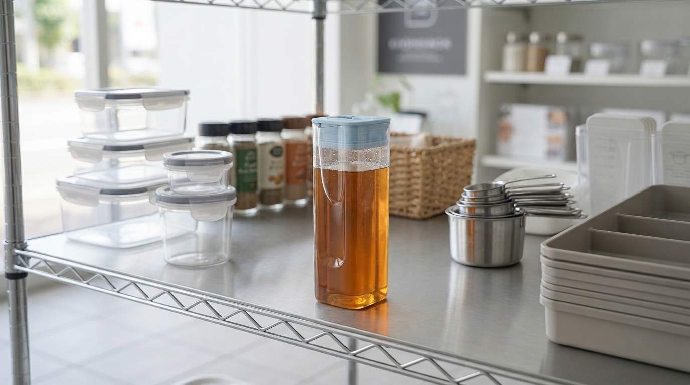 100均セリアの麦茶ポットは横置きや耐熱に対応している?