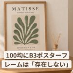 100均にB3ポスターフレームは「存在しない」：代替策とA2サイズ活用の正直レビュー