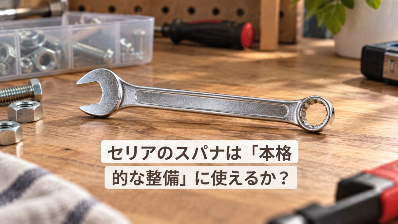 セリアのスパナは「本格的な整備」に使えるか？110円レンチの実力と限界を正直レビュー